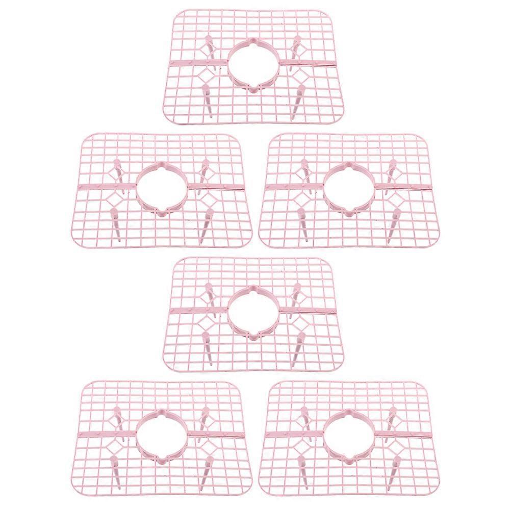 Pink Plastic Strawberry Support Frame Plant Climbing Holder 12Pcs