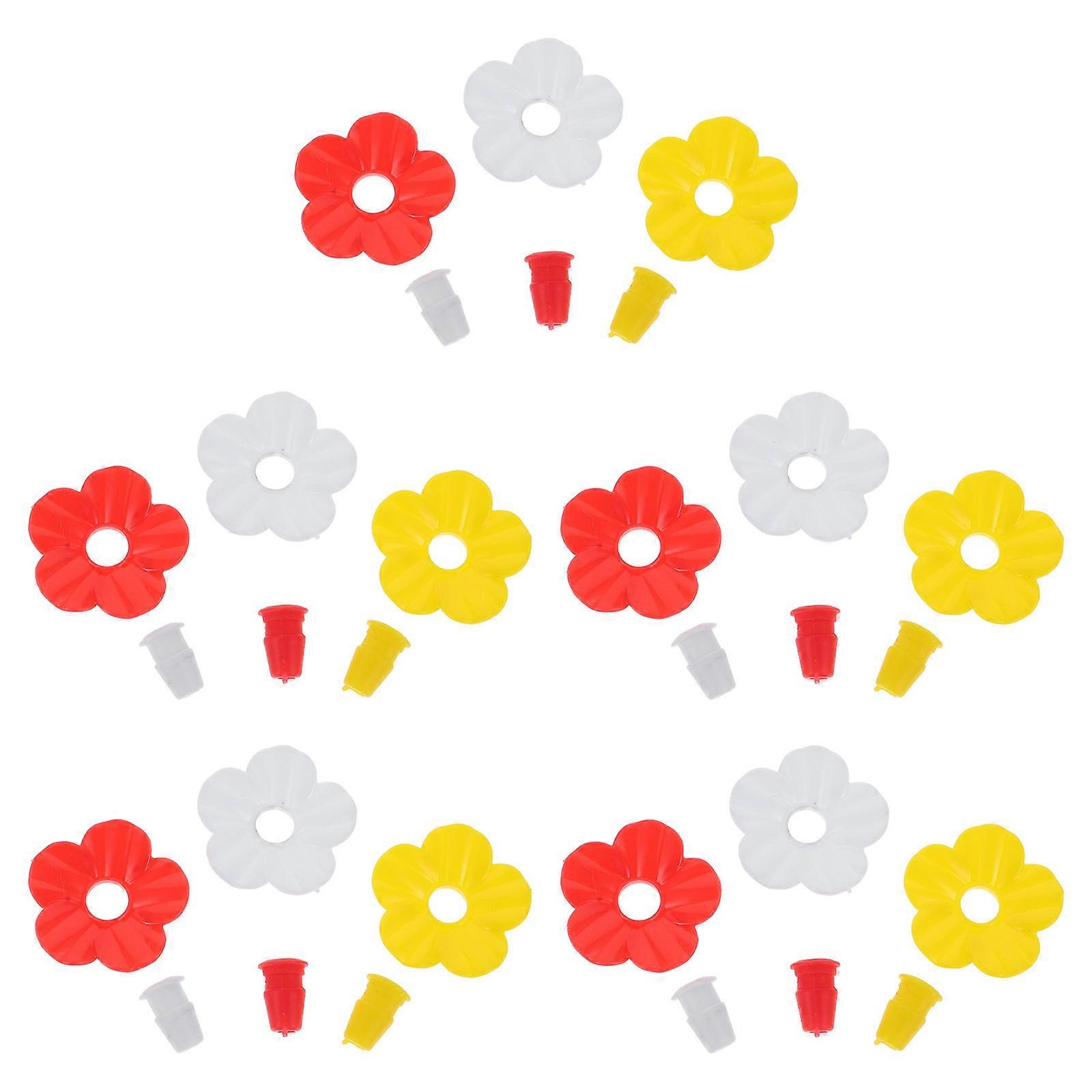 Creative Shaped Hummingbird Feeders Plastic Material For Bird Enthusiasts 15Pcs