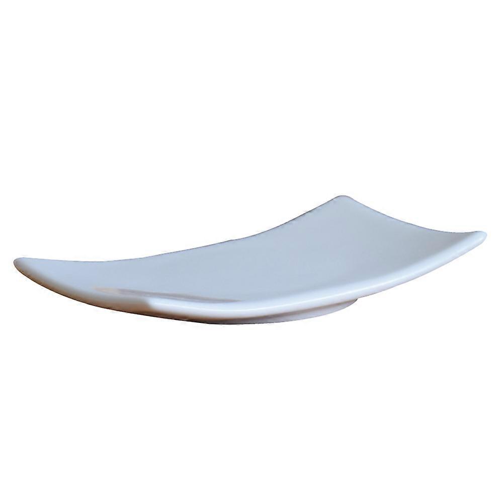 White Ceramic Soap Box for Holding Soap 2Pcs Home and Bathroom Use