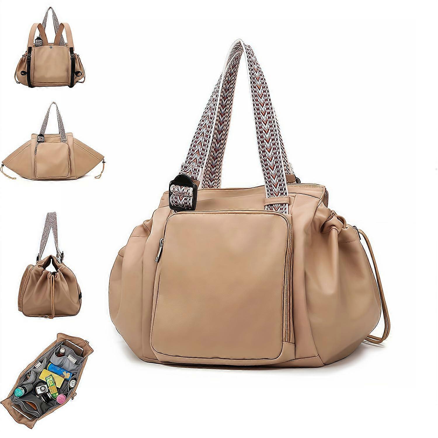 ​​2025 New Multi-Function Mommy Tote Bag Lightweight Travel Backpack with Large Capacity & Smart Organizer​​
