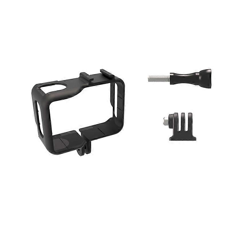 Action Camera with Display Screen Protective Plastic Frame and Hot Shoe Accessories for Insta360 Go Ultra