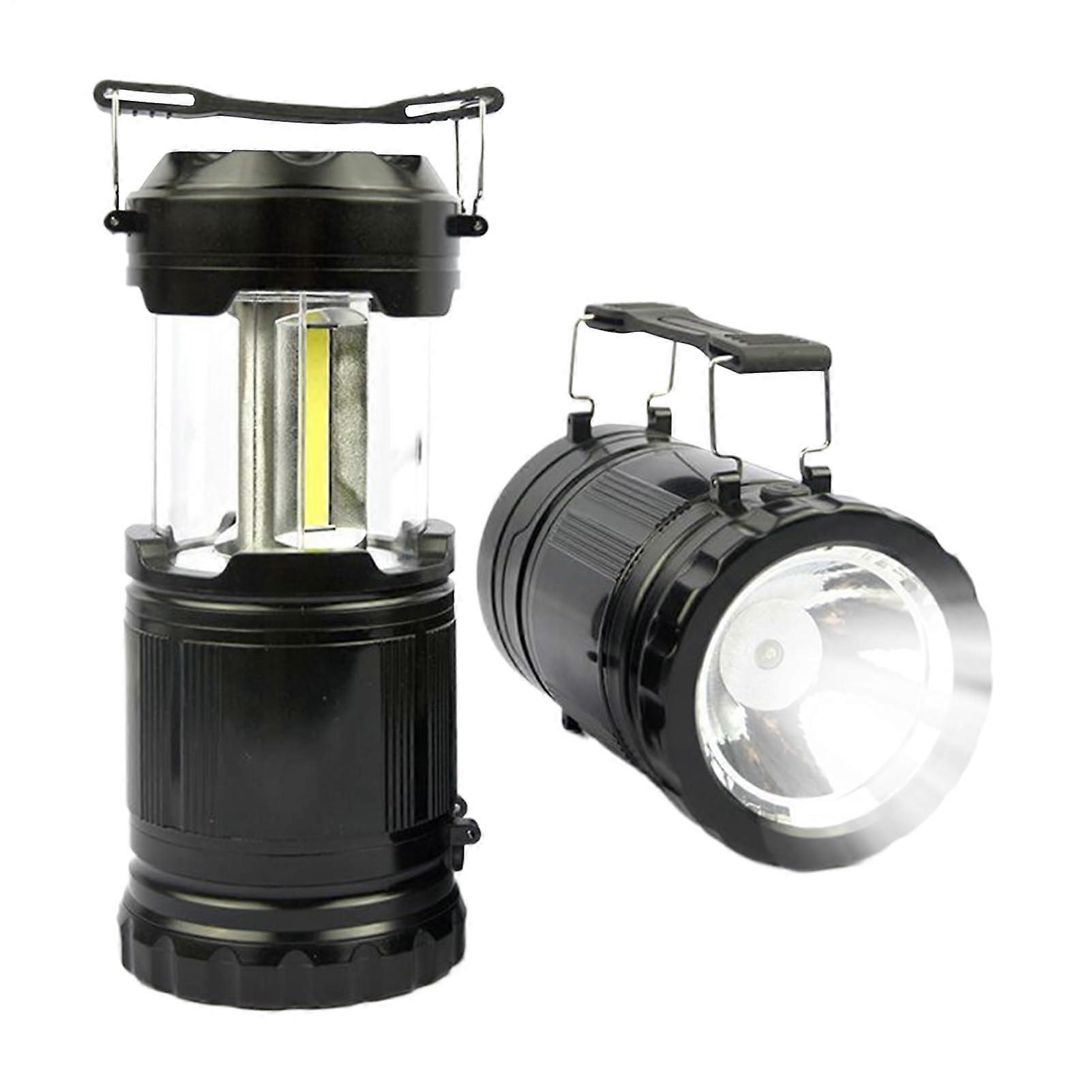 LED Camping Lantern Multifunction Folding Torch Portable Adjustable Hiking Lanterna Lighting