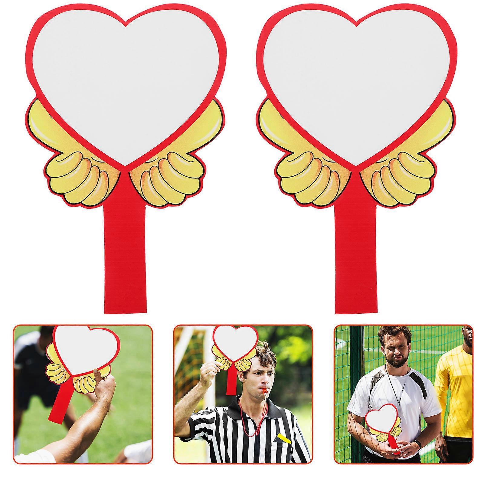 Whiteboard Paddle Single Side Scoreboard for Scoring 15Pcs Handheld Boards