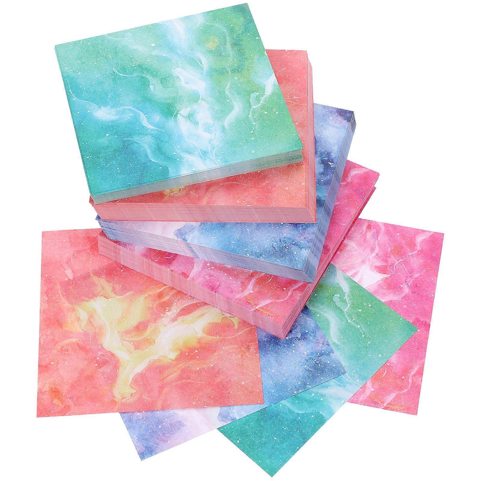 400 Sheets Watercolor Folding Paper For Children And Craft Enthusiasts 9.5x9.5cm