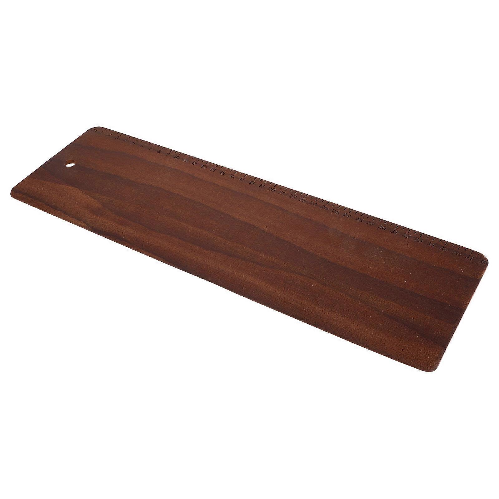 Wooden Rectangular Serving Tray For Parties Kitchen Use For Food Serving 38.00X12.00X0.50CM Dough 4Pcs