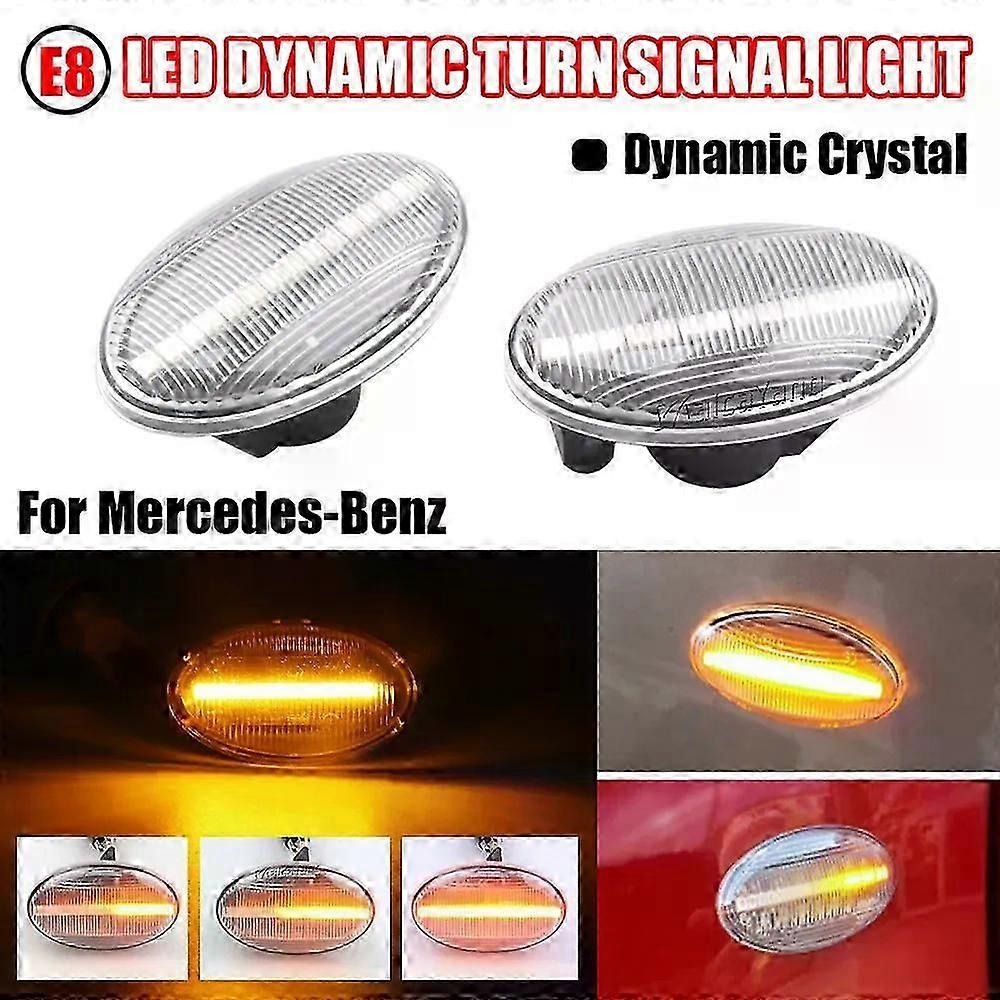1pair For Mercedes Benz Vito W639 W447 Citan W415 Smart W450 &W452 LED Turn Signal Repeater Lamp Dynamic Side Marker Light_i*