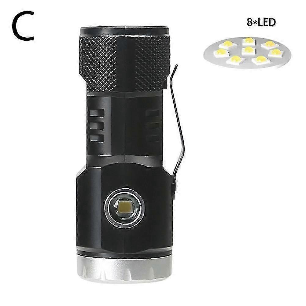 Small Torch Mini Handheld Powerful LED Tactical Pocket Flashlight Bright 26s