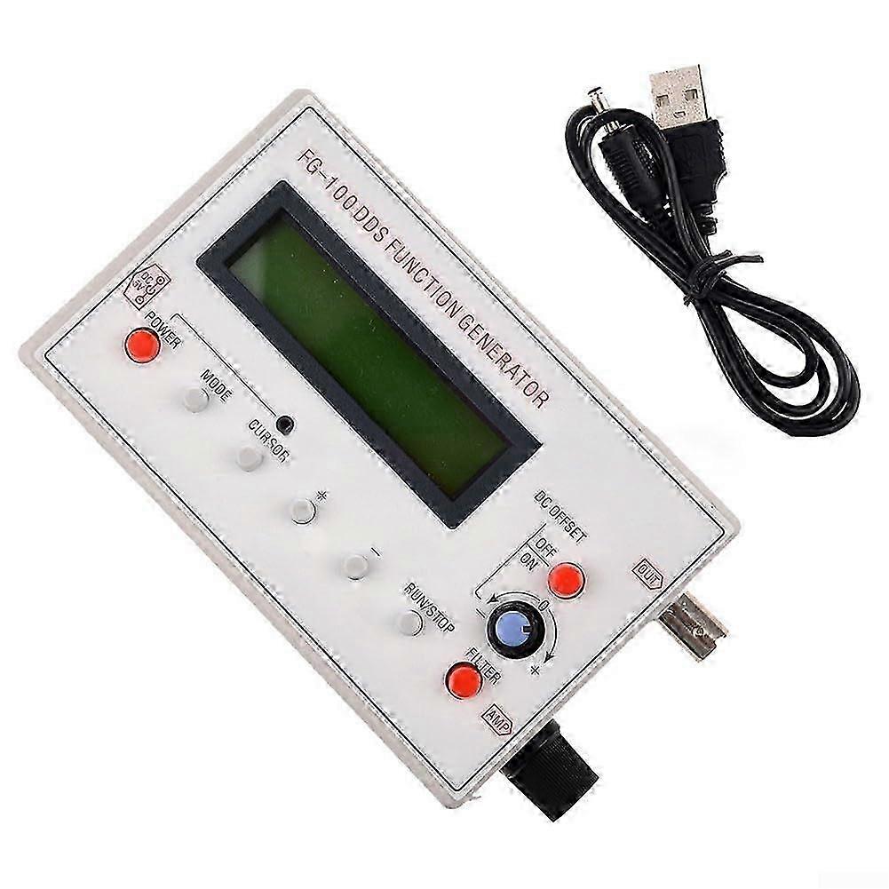 FG100 DDS Function Signal Generator With Wide Range Waveform Outputs For Oscilloscope Testing And Calibration