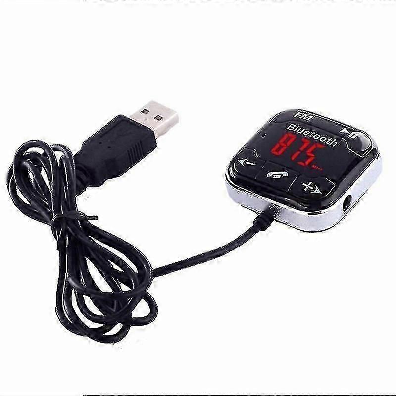 Car Wireless Bluetooth Fm Transmitter Kit Mp3 Player Black