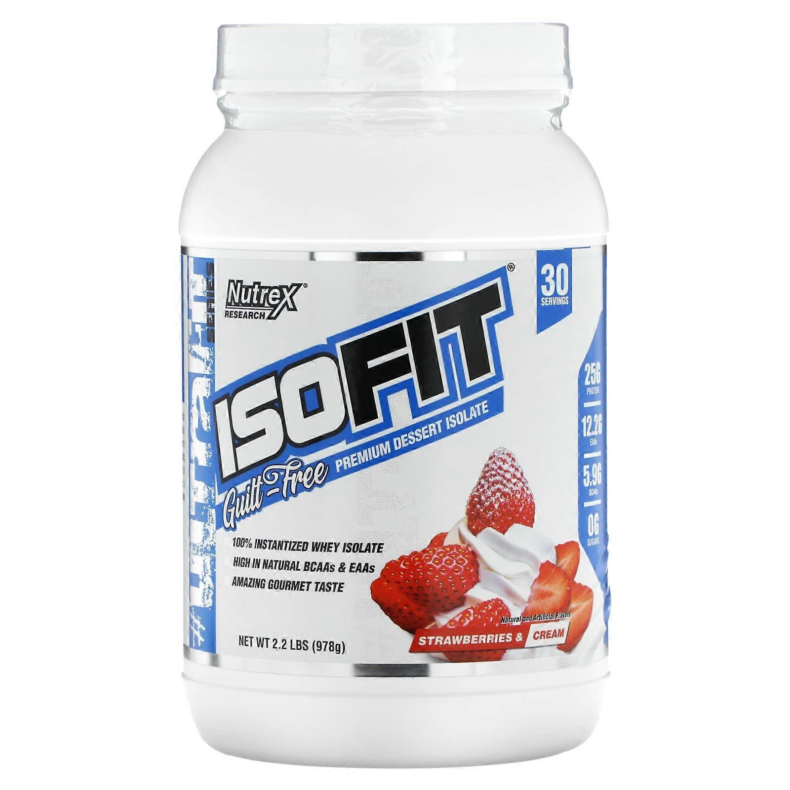 IsoFit, Strawberries & Cream, 2.2 lbs (978 g)