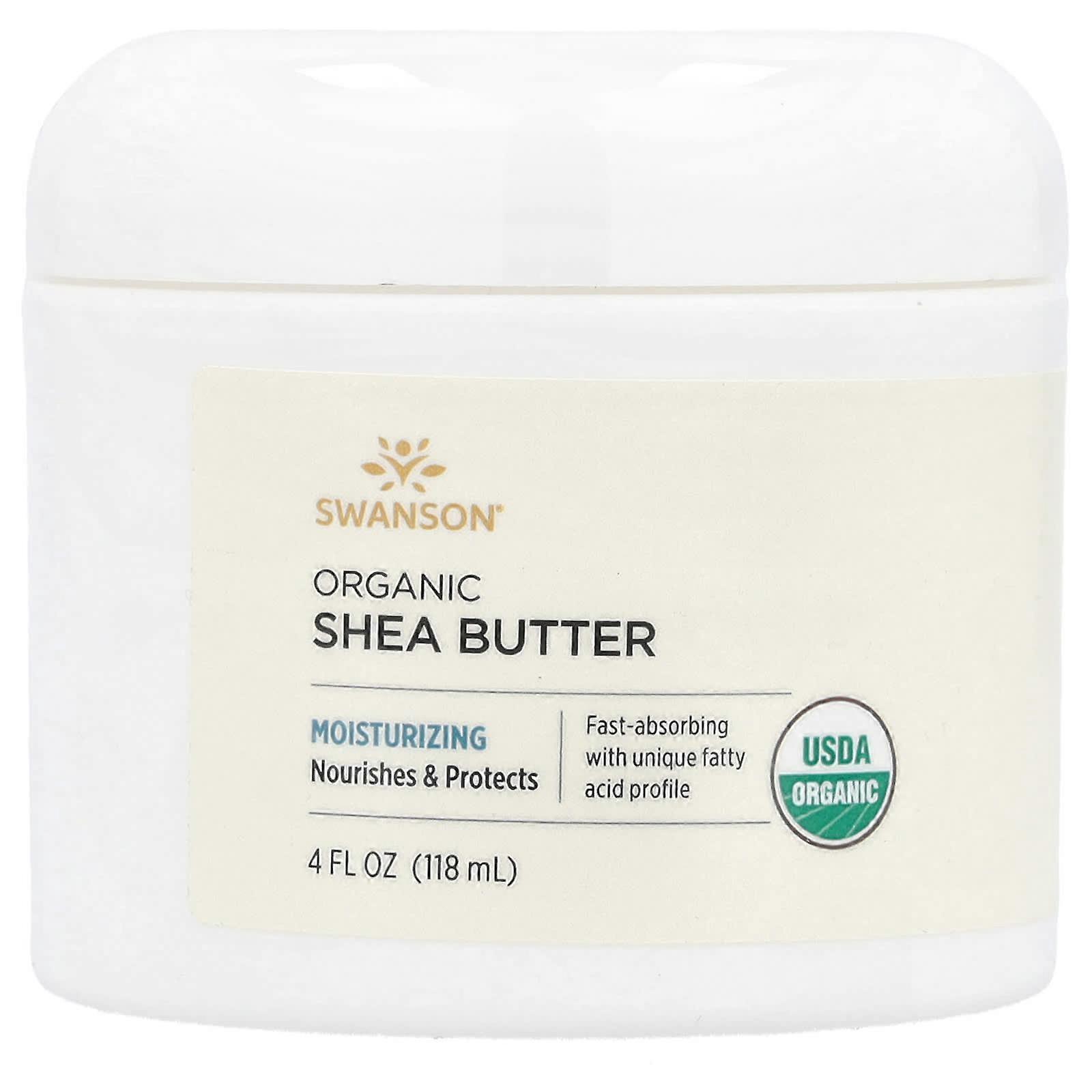 Organic Shea Butter, 4 fl oz (118 ml)