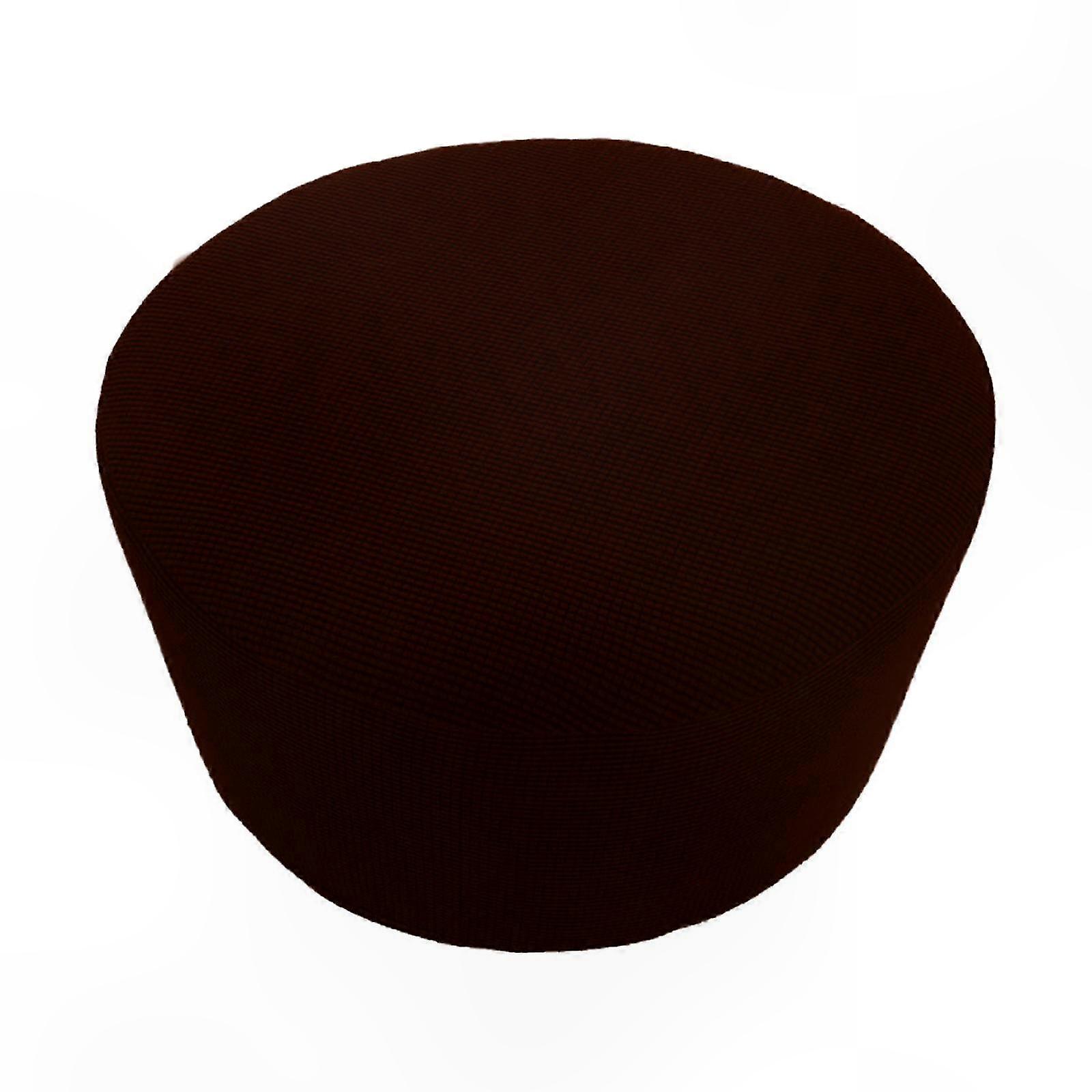 White Stretchable Ottoman Cover for Bedroom Footrest Sofa Protector