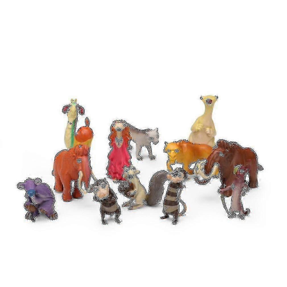 12pcs Ice Age Sid Manny Allie Diego Figure Toy Model-1