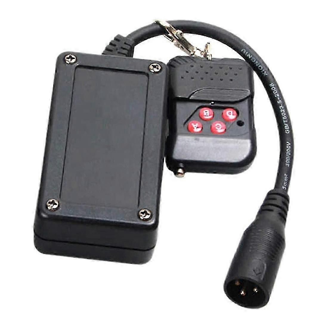 Portable 3-Pin XLR Wireless Remote Receiver for Smoke Fog Machine DJ Stage Controller