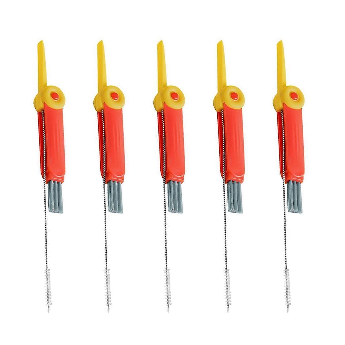 5pcs Straw Brush Multi-Function Cup Cover Gaps Brush for Kids Bottle