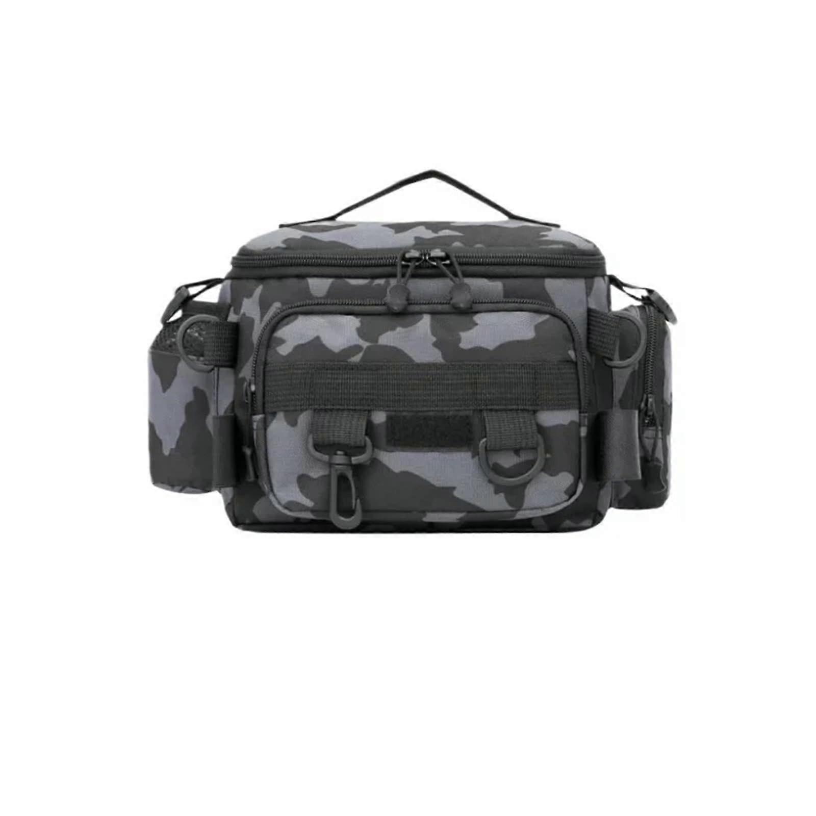 Fishing Bag Tackle Shoulder Bag Multicolor Grey Blue For Tackle Boxes