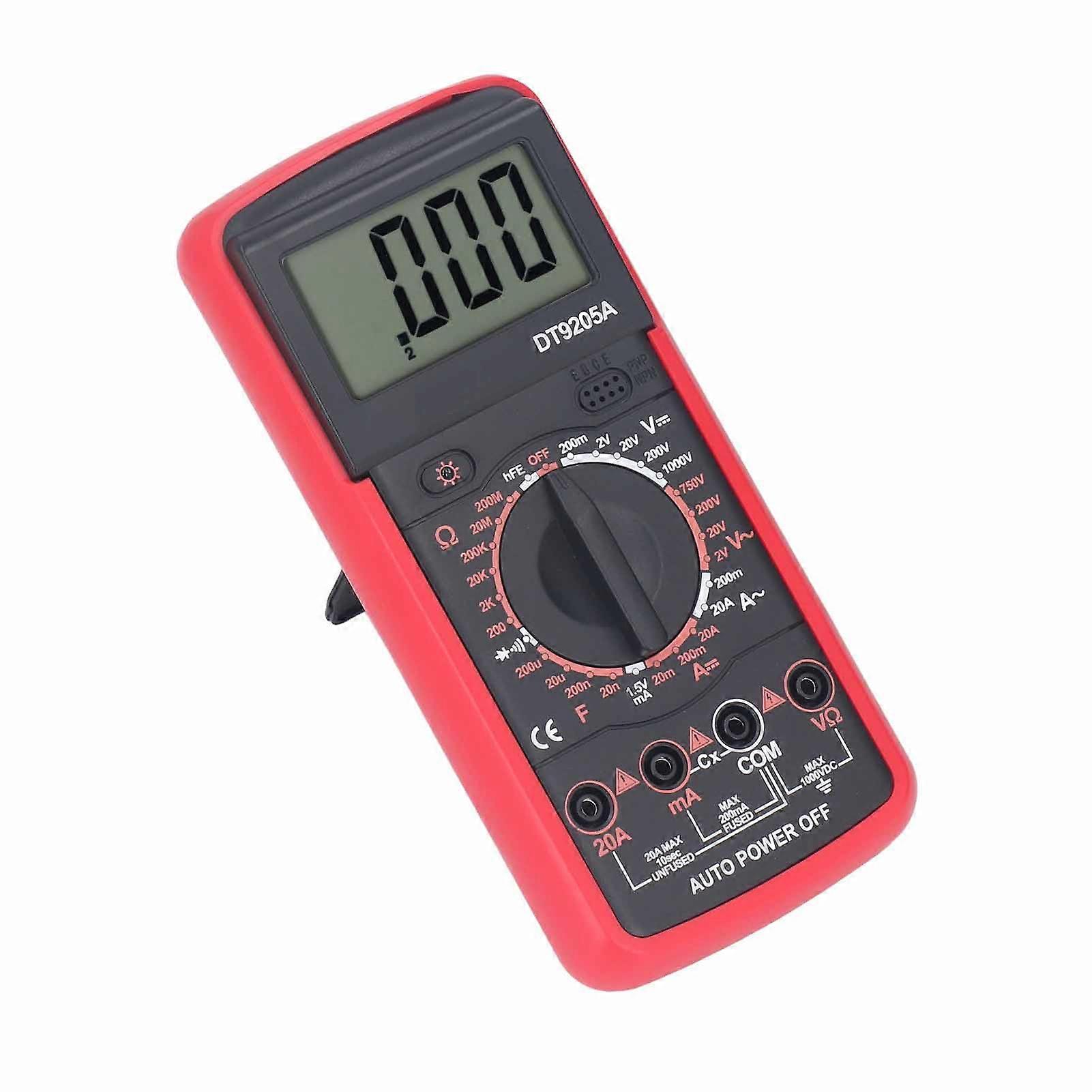 Digital Multimeter Electrical Voltage Tester Set High Accuracy Multifunctional Multi Meter 