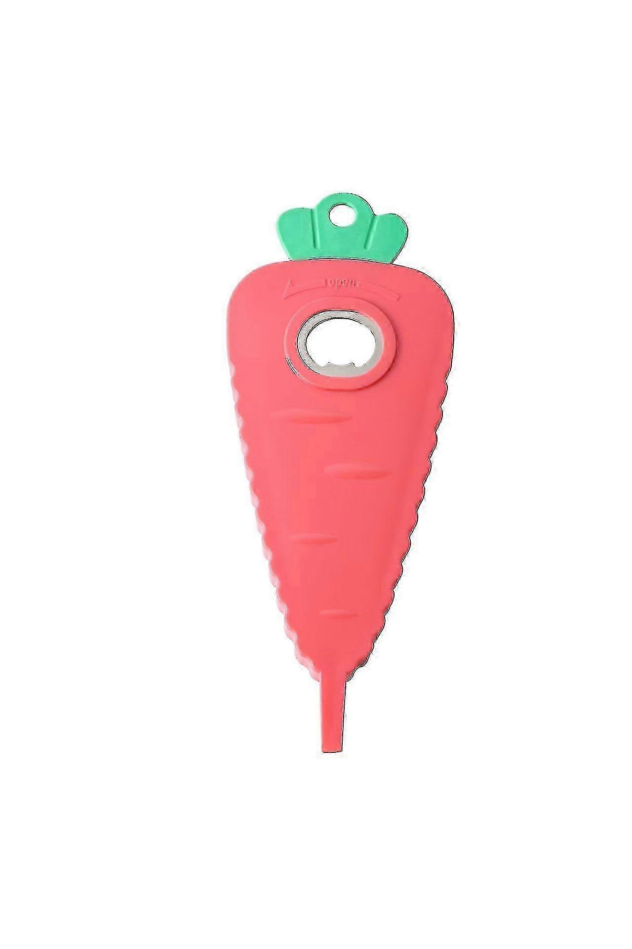 All-in-One Jar Opener with Can Carrot and Beer Bottle Opener Senior/Child- Friendly Anti-Slip Design for Easy Use