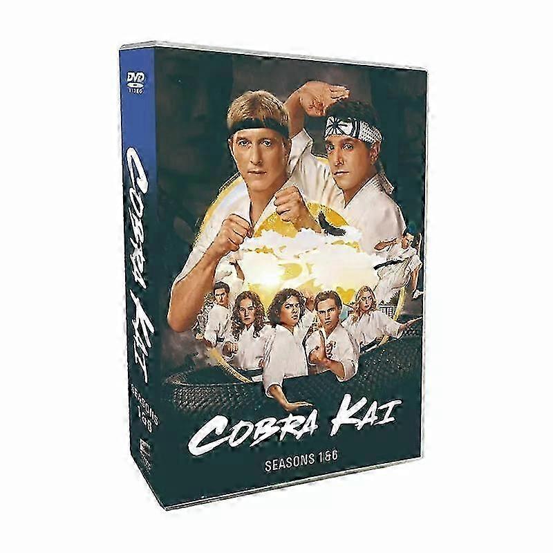 Coffret DVD 14 disques Cobra Kai saisons 1 à 6 (25-26) - Version anglaise