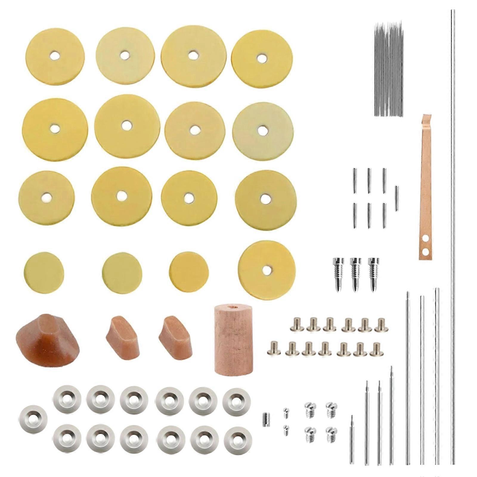 Flute Maintenance Tool Professional Wind Instrument Repair Set With Cleaning Rod Tuning Screwdriver And Storage Bag Multicolor