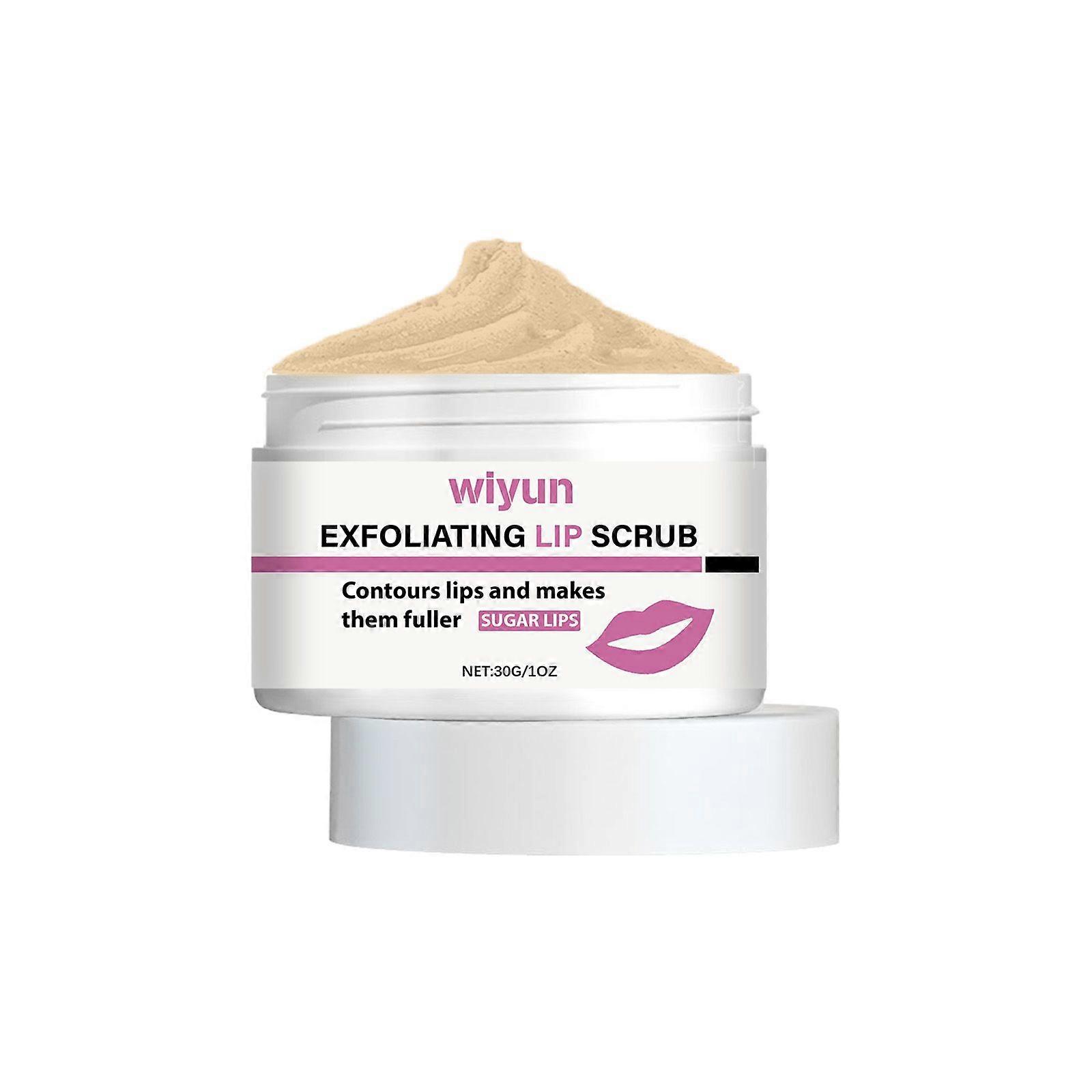 Lip Scrub Cream Contains Coconut Oil And Tocopherol