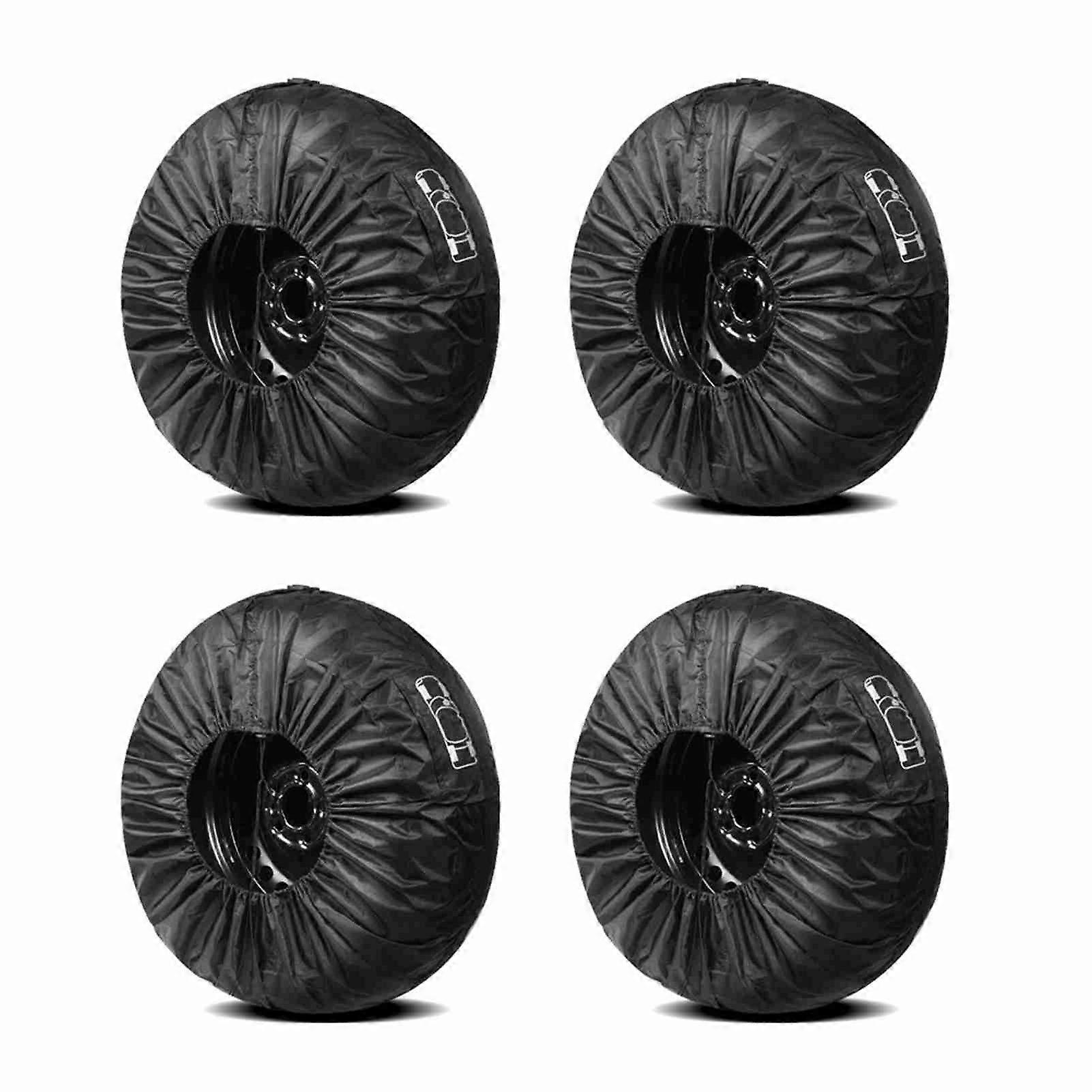 Wheel protector for SUVs trucks, 4PCS waterproof 19'-23' tire covers