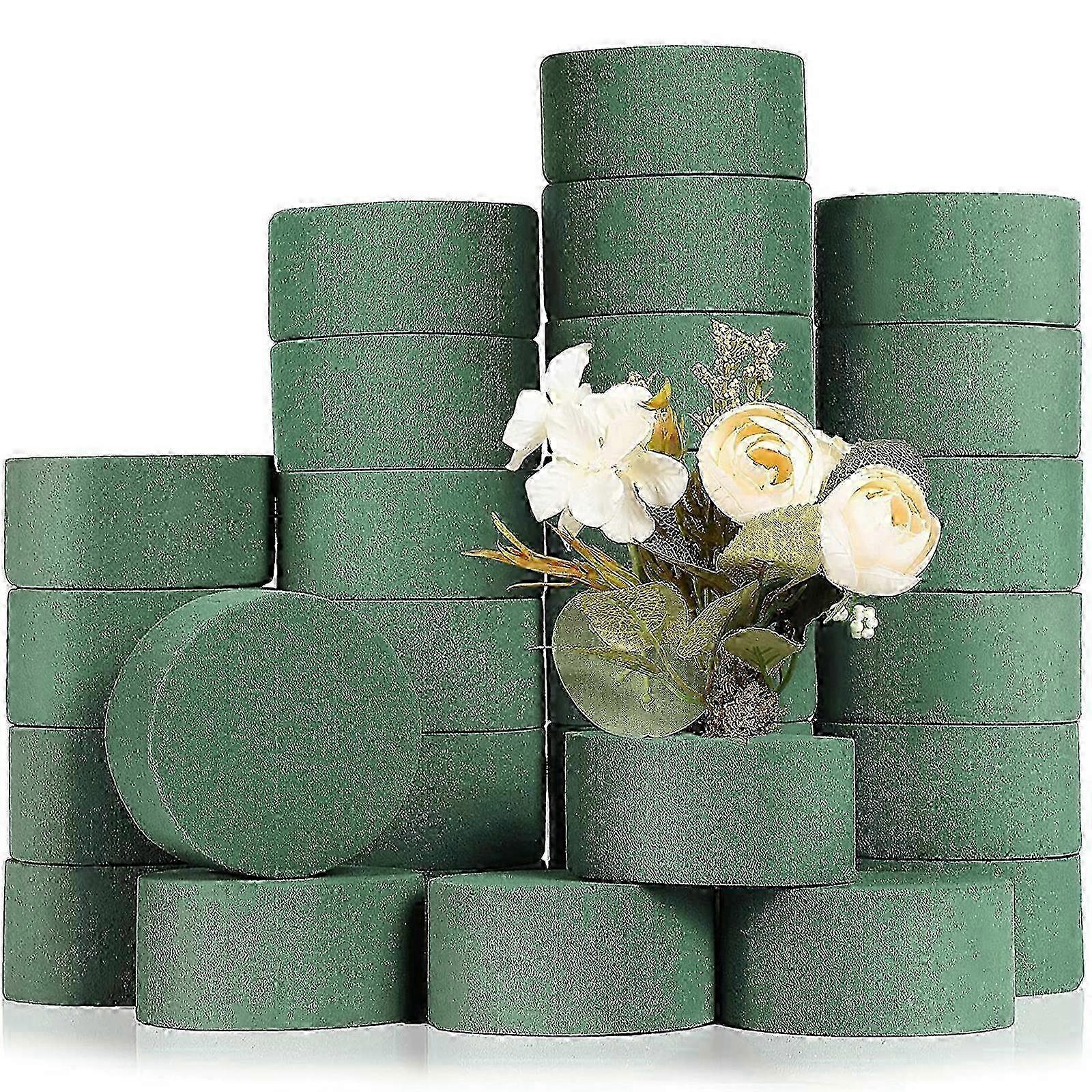 Floral Foam 12 Pcs Dry &wet Flower Foam Round Florist Styrofoam Blocks Flower Foam For Or Artificia Flowers