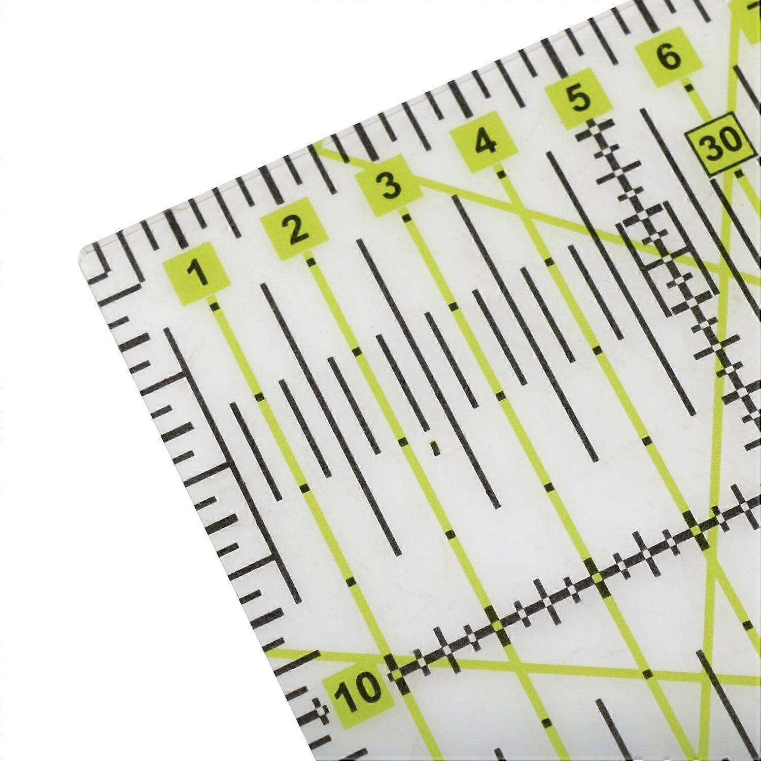 Quilting Ruler 6x6 Inch Non Slip Acrylic Square For Quilting Sewing DIY ...