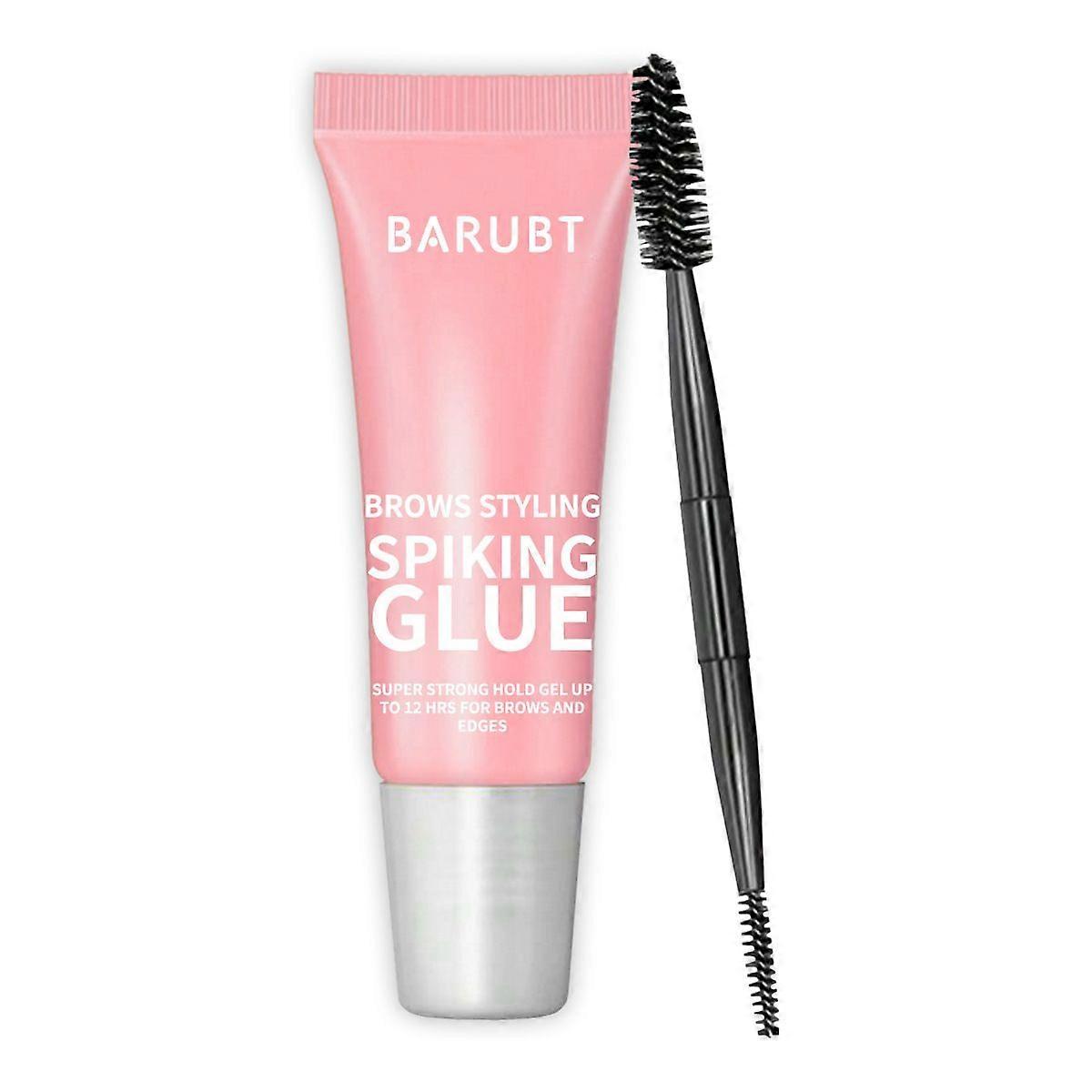 Brows Styling Spiking Glue - Super Strong Hold Brow Gel, 12HR Long-Lasting Clear Eyebrow Soap, Smudge-Proof & Transparent Brow Styling Gel
