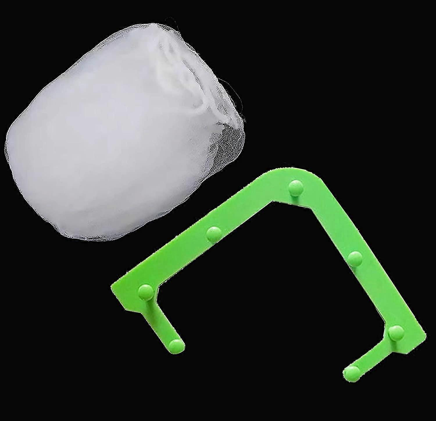 Sink Strainer Net Sink Bag, 100pcs Sink Strainer Bag Net, With 1pc Triangular Green Rack Triangular Sink Filter Leftovers Filter Basket Fine Mesh Bag