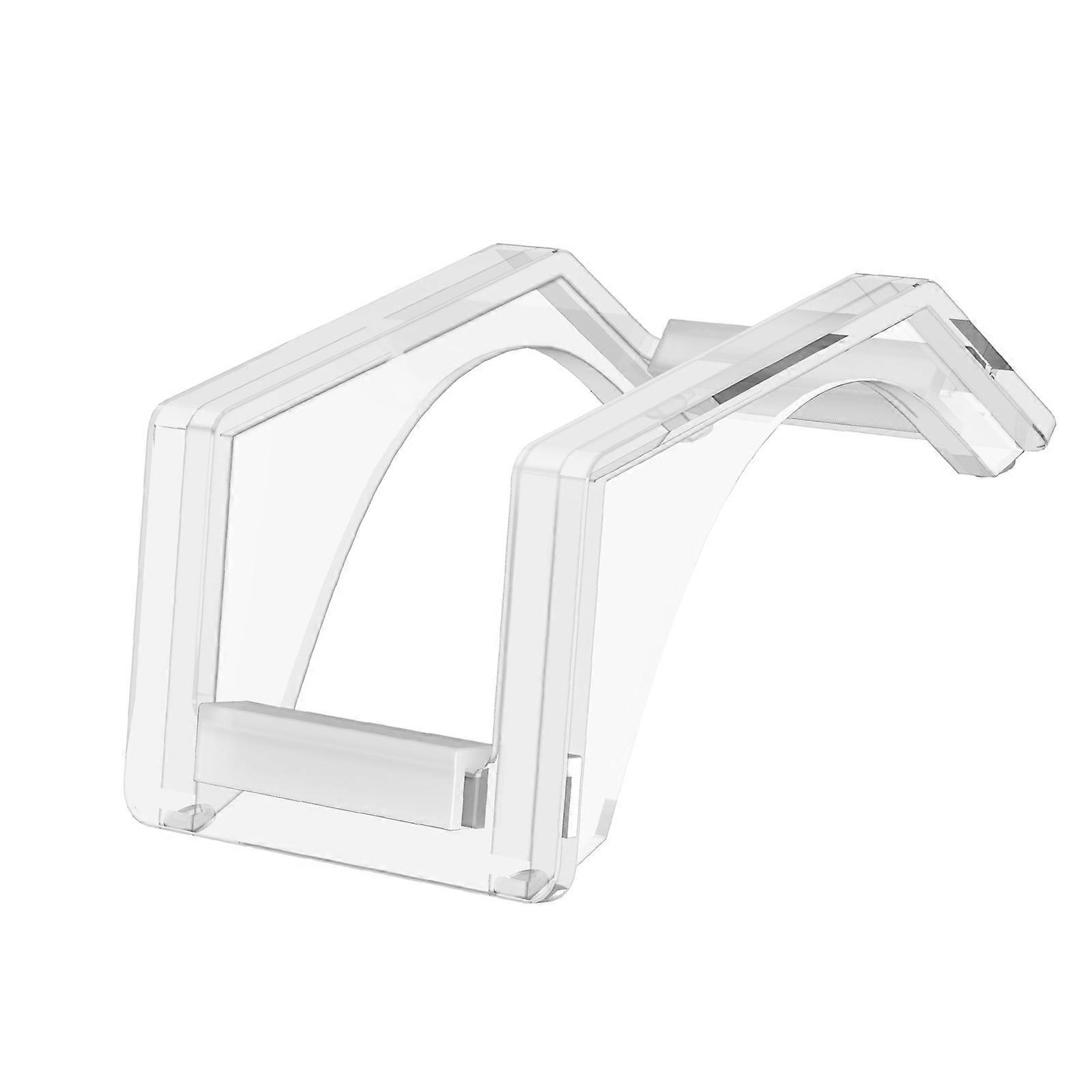 Ventilated Acrylic Mounting Bracket for S12 N100 Mini PC Up To 4.50cm Height And 10.50cm Depth Multicolor