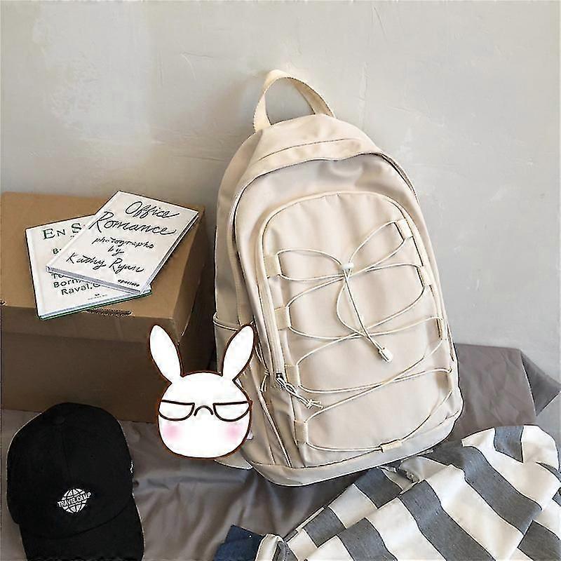 تريند رجال بنات طالب رياضة ترفيه السفر حقيبة ظهر بسيطة ذات سعة كبيرة حقيبة كمبيوتر محمول حقيبة كمبيوتر بارد بلون خالص