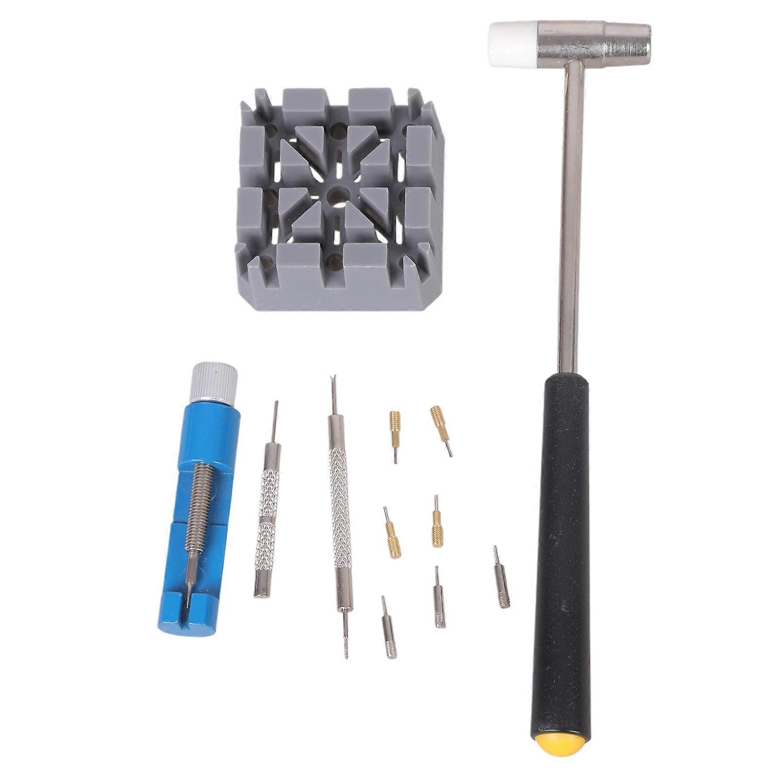 Complete Watch Maintenance Set With Universal Spring Bar Tool For Band Replacement Features Metal Construction Multicolor