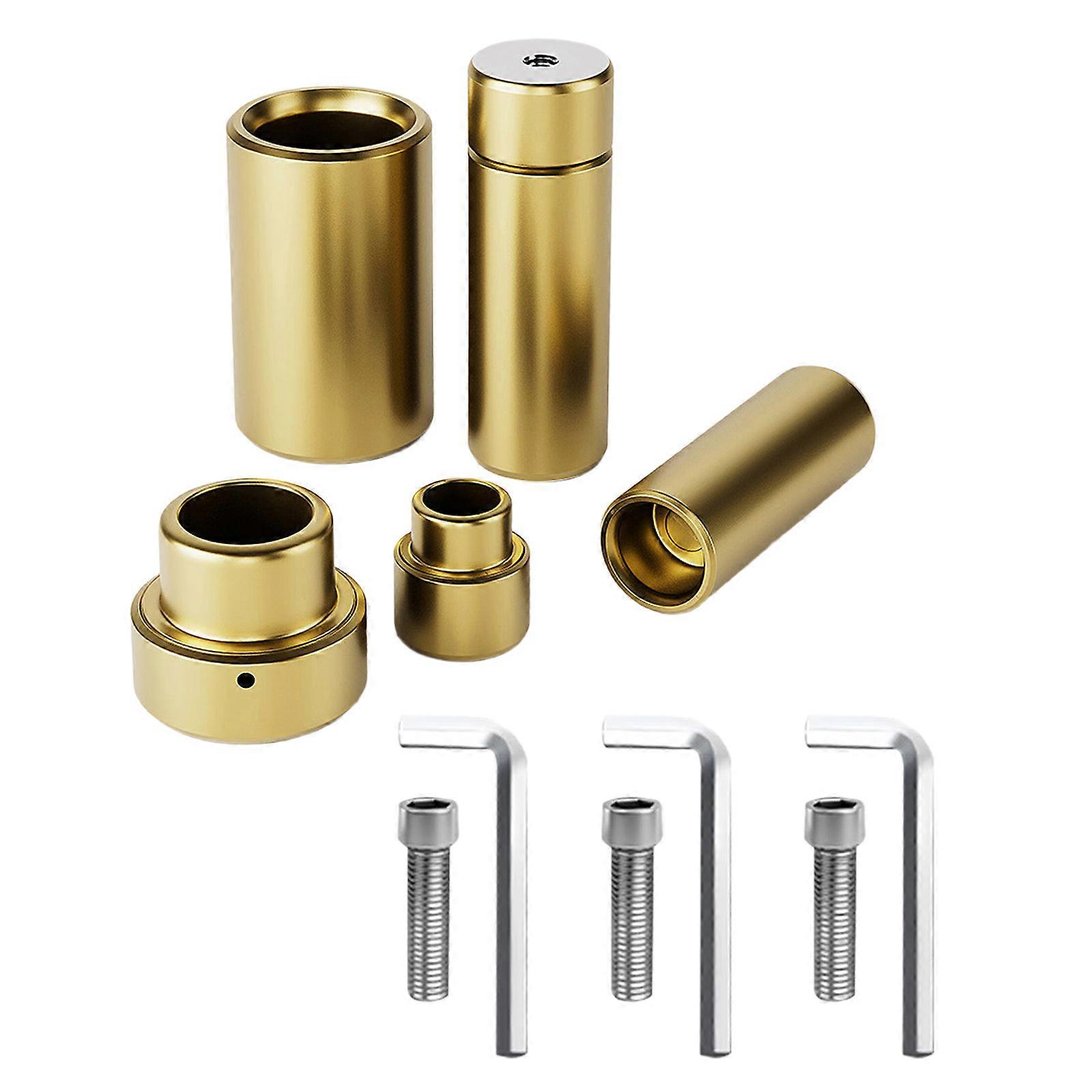 3pcs Sturdy Aluminum Alloy Mold Heads for Consistent Heat Application and Easy Use In Residential Pipe Maintenance Multicolor