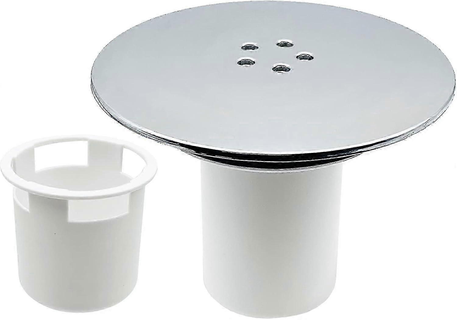 Universal Shower Drain Cover with Fast Flow Replacement Siphon
