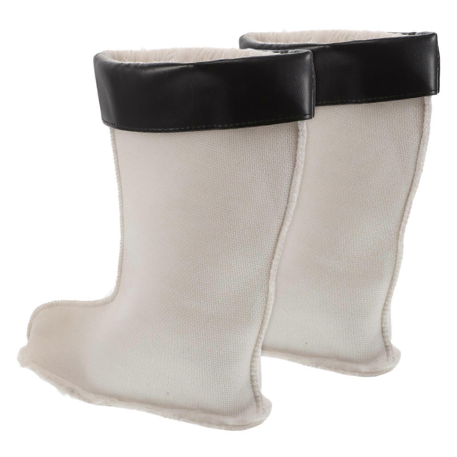 Breathable Long Boot Inner Lining for Rain Boots Function 2Pcs Fleece