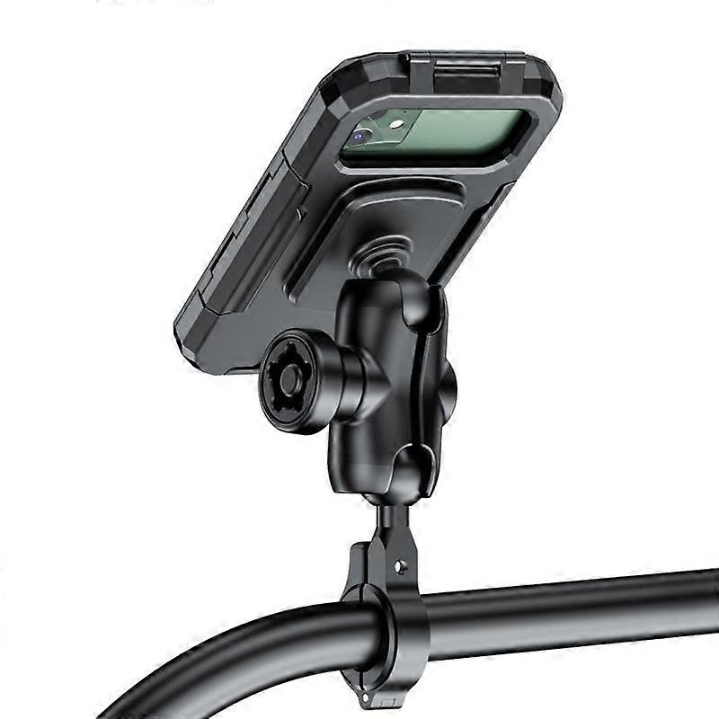 Motorcycle Heightened Rainproof Case Mount Bicycle Waterproof Box Phone Holder