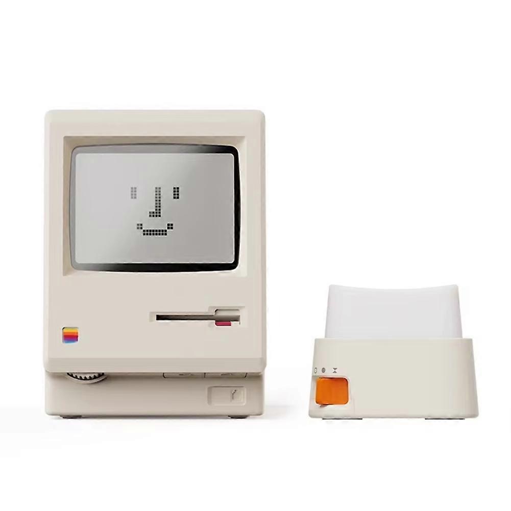 For Maclock Retro Clock Creativity Alarm Clock Student Specific Wake Up Artifact Desktop Decor PC Ke