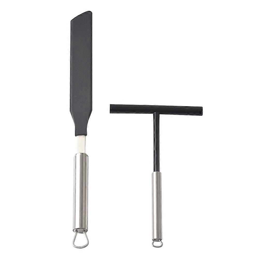 French Crepe Pancake Like Batter Spreading Tool for Kitchen + Spatula