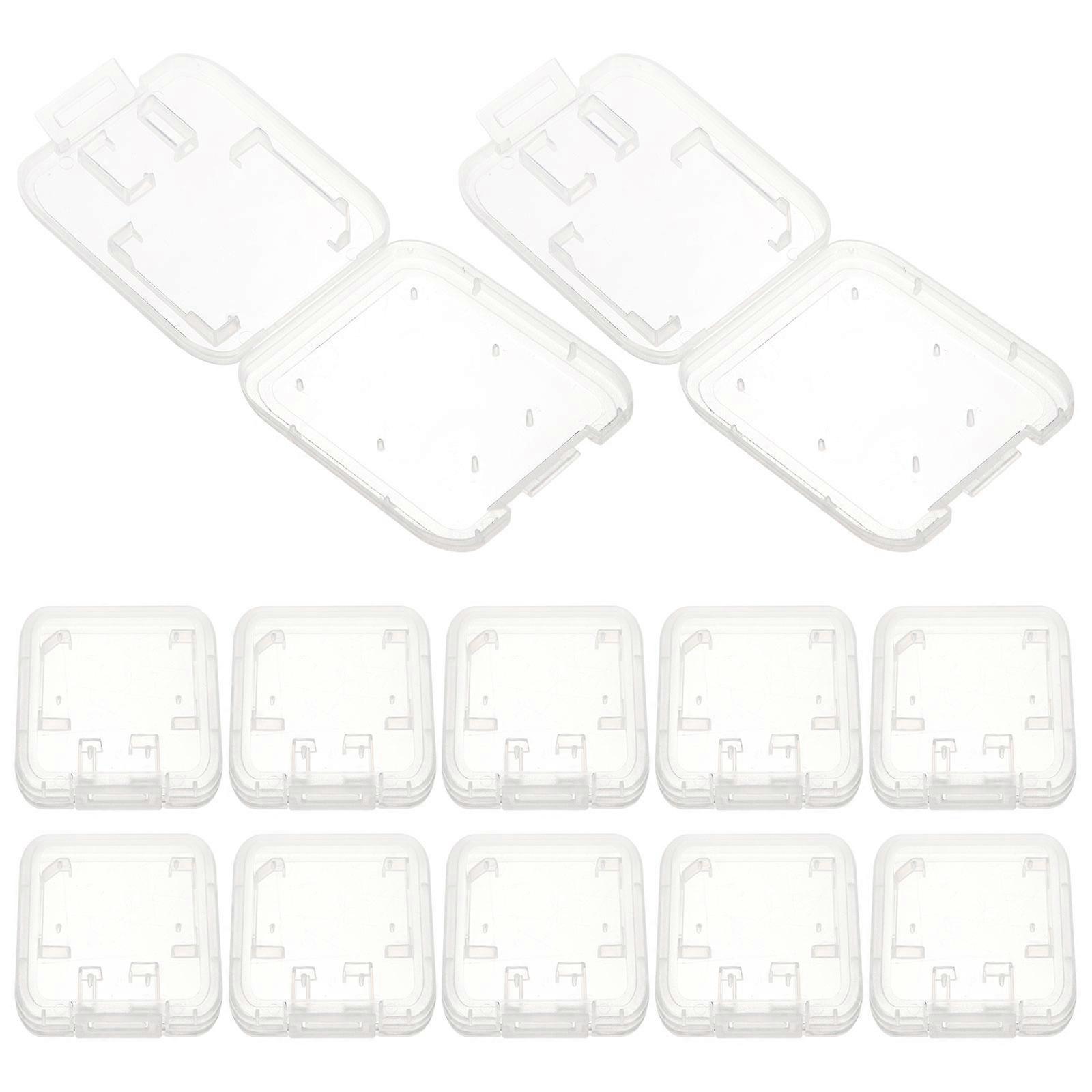 24pcs Memory Card Cases Portable Memory Card Holders Compatible with SD TF Cards
