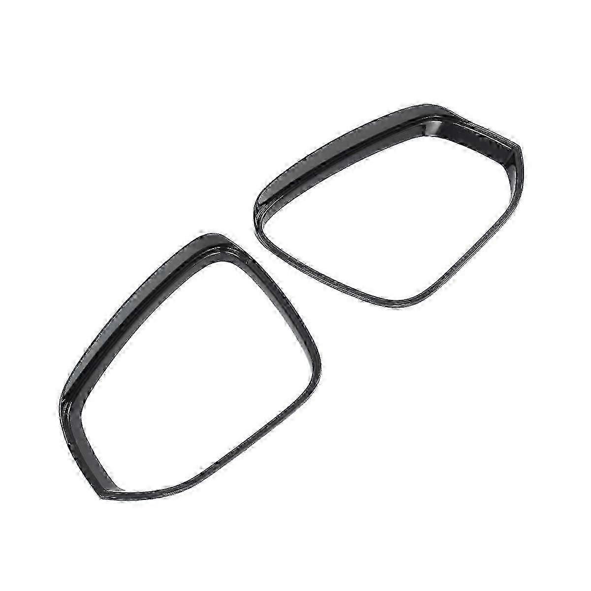 Exquisite 1Pair Car Rearview Mirror Rain Eyebrow Frame for 2022 2023 Side Mirror Rain Brow Decoration Cover-hhy