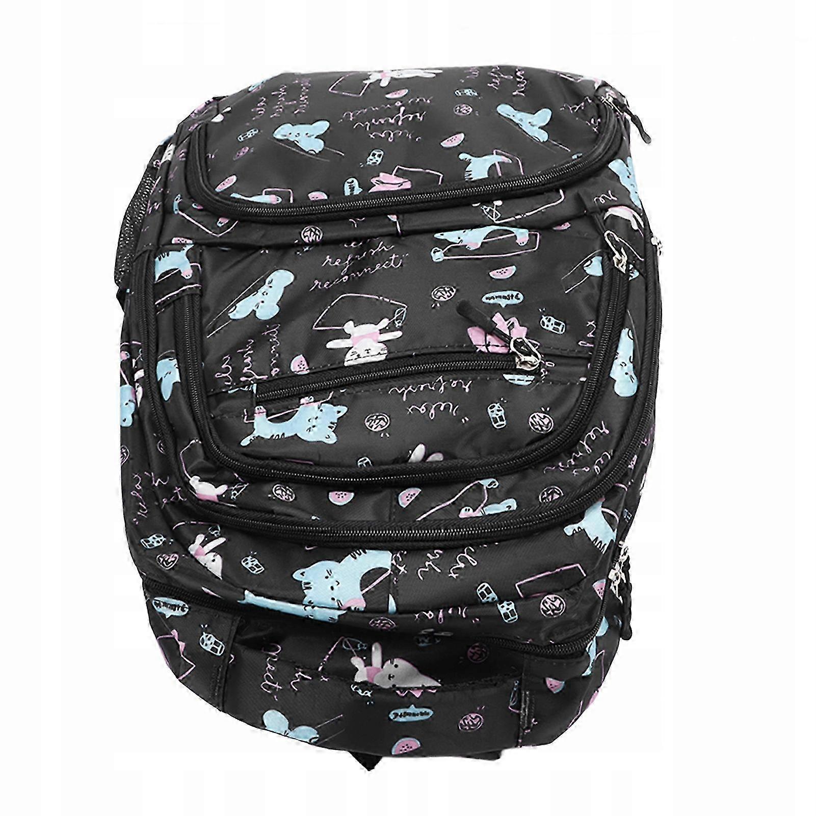 Sac à dos scolaire à compartiment unique Noir