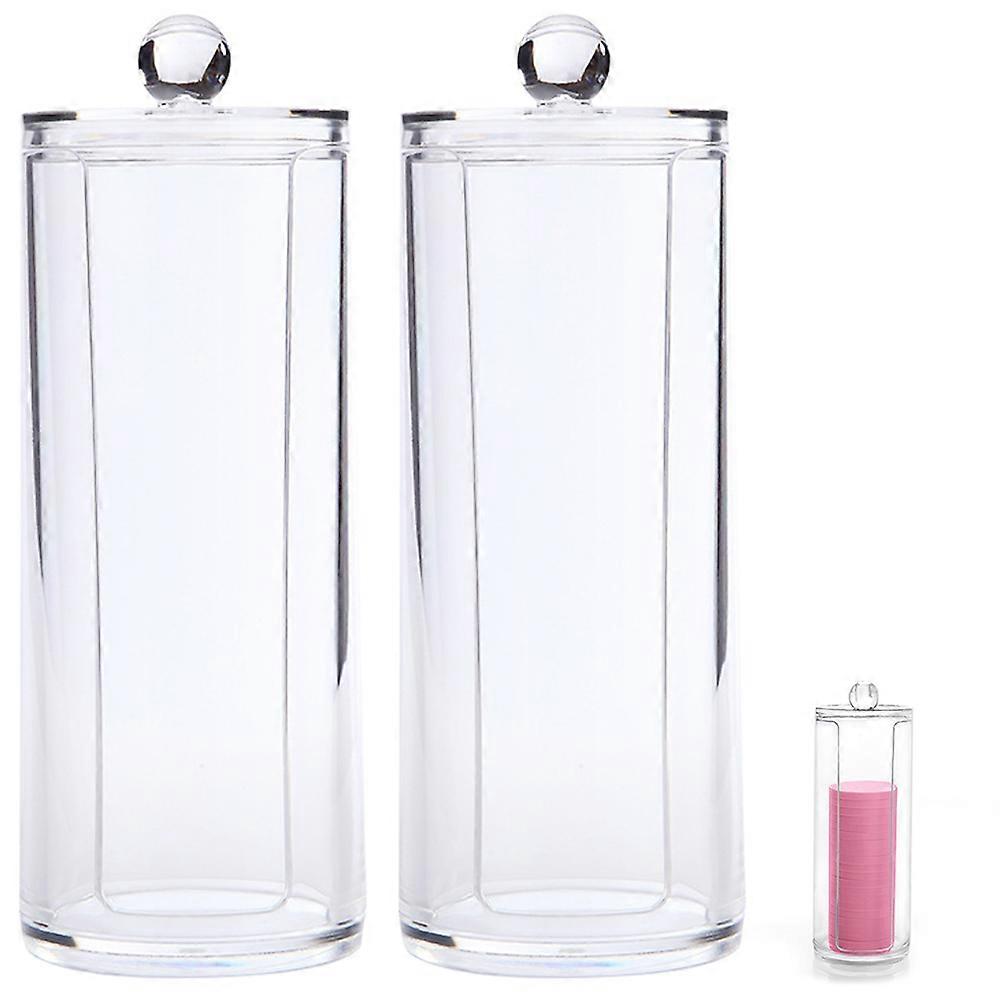 Scrunchie Holder Cosmetic Cotton Storage Box for Storage Use 2Pcs