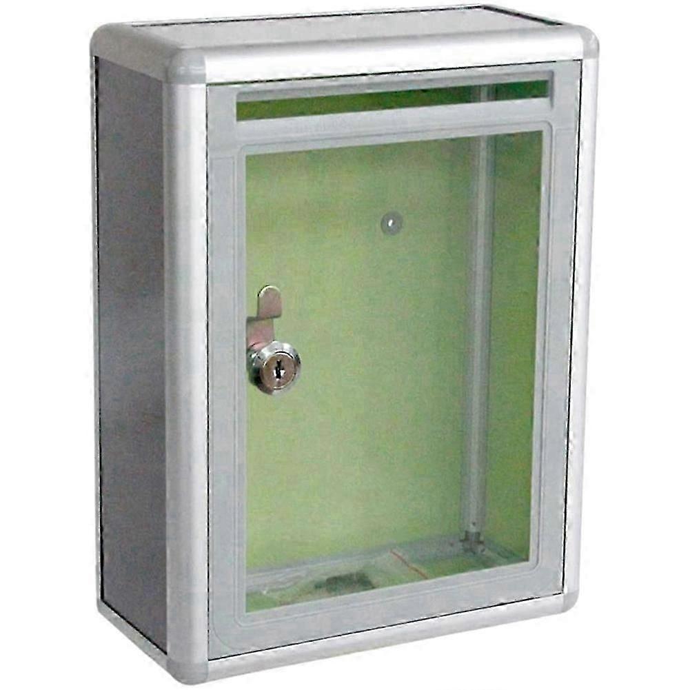 Small Lockable Proposal Box Metal Wall Mounted for Home & Office Use