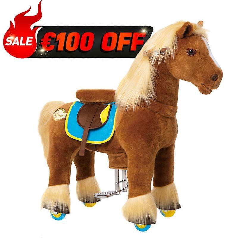 Παιχνίδι ιππασίας Model X® για ηλικίες 4-7 ετών, καφέ (σε απόθεμα στην ΕΕ)