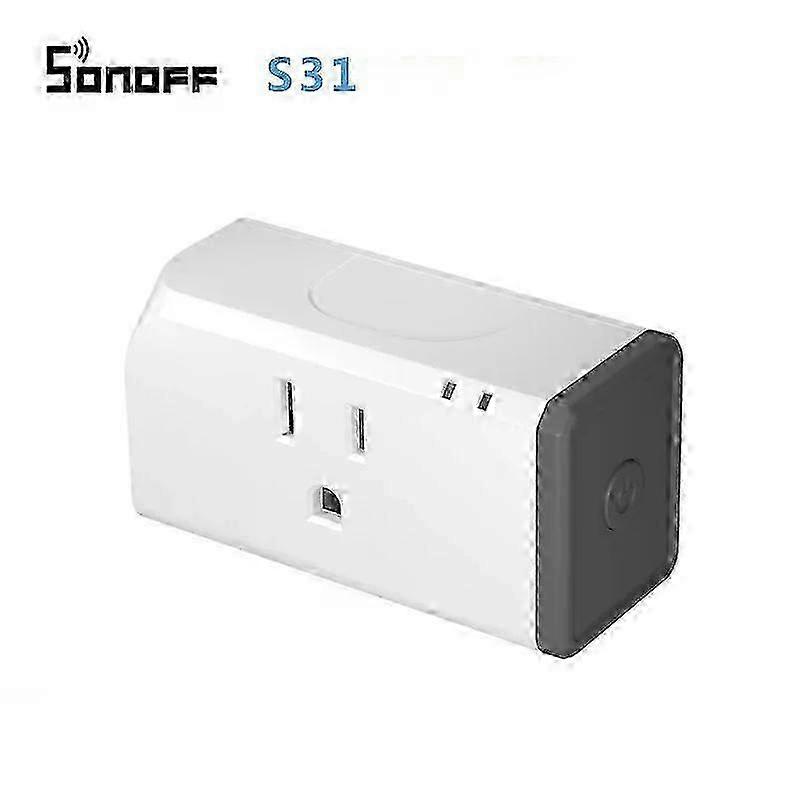SONOFF S31 / S31 Lite 16A Wireless WIFI Smart US Switch Socket Timer Home Remote Voice Control Via Alexa Google Home eWelink_li