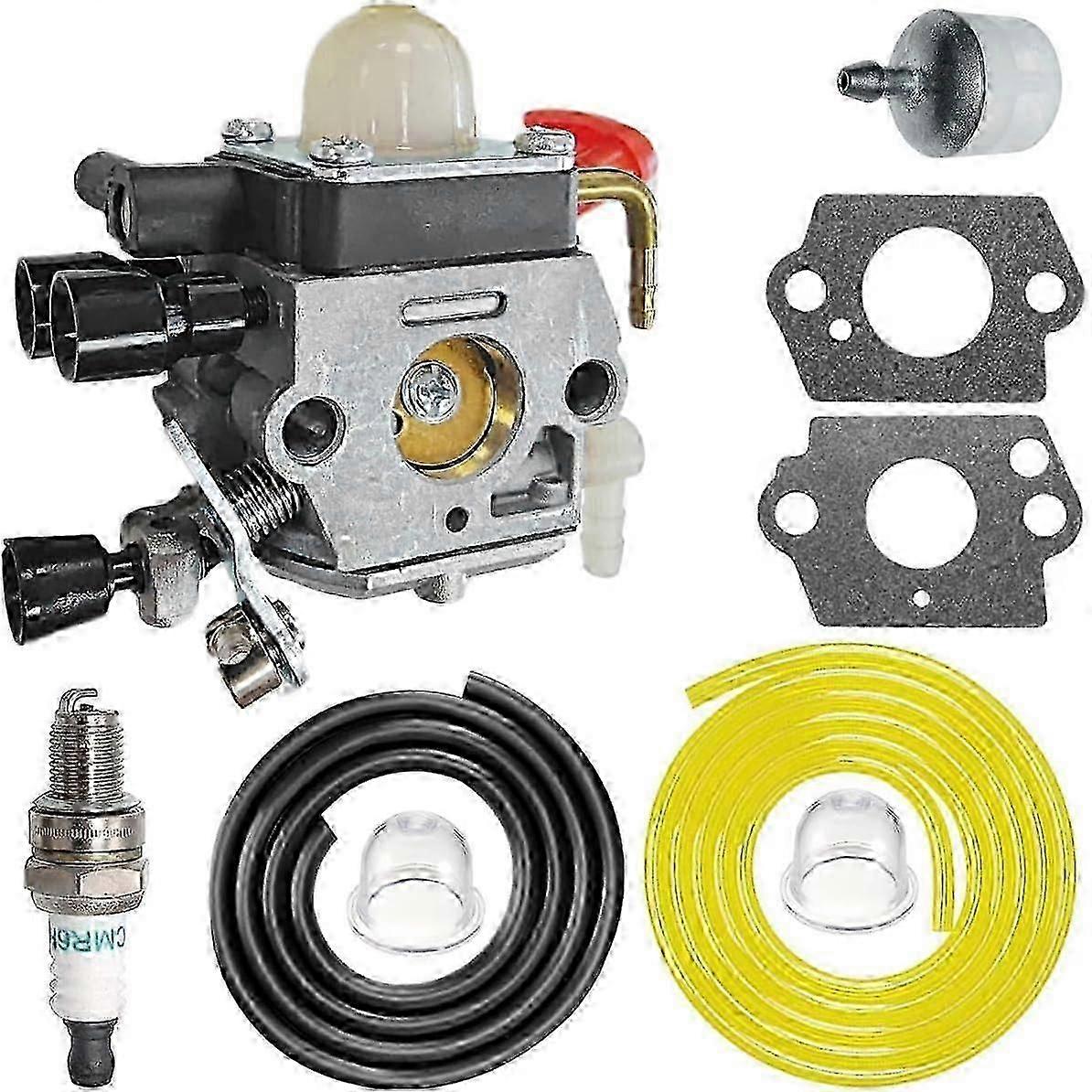 STIHL HS81 HS86 Hedge Trimmer Carburetor Kit with Gasket & Spark Plug for HS Series