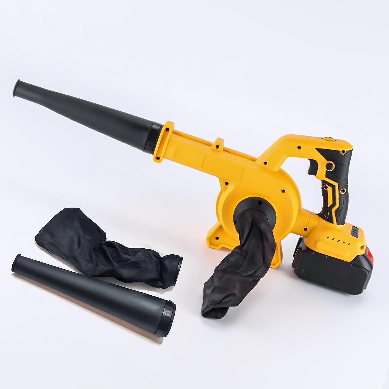 Cordless Leaf Blower and Vacuum with Battery and Charger, 180MPH Speed Airflow, Lightweight 6Speed for Lawn and Yard Cleaning