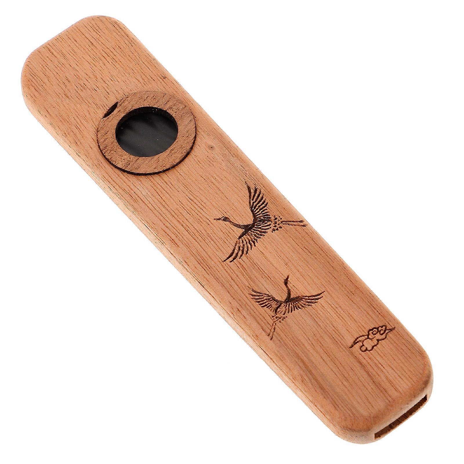 Performance Wood Kazoo Instrument for Learning Party Favor Design
