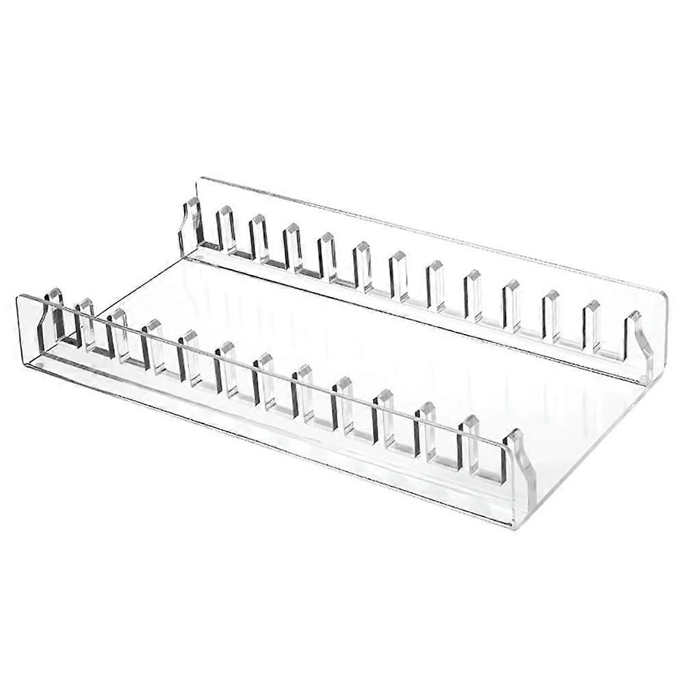 Clear Acrylic Game Disc Storage Rack with Sturdy NonSlip Base for Video Game Display